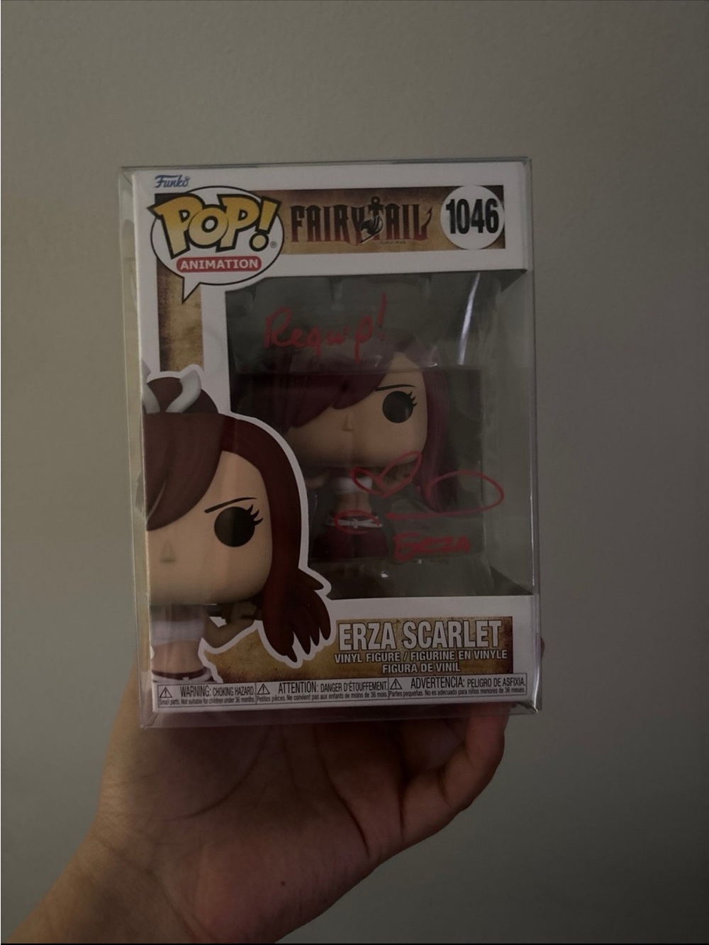 Funko Erza Scarlet Vinyl Figure - Red Hair, White Outfit